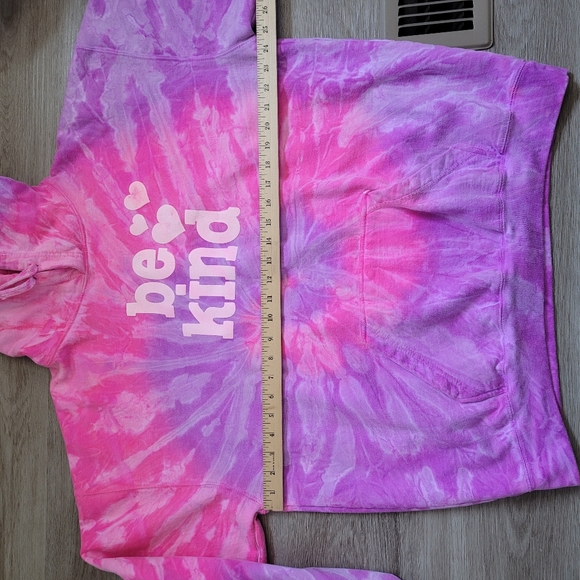 SUNSHINE SISTERS Be Kind Heart Hoodie Pullover Sweatshirt Women's XL - Picture 7 of 10